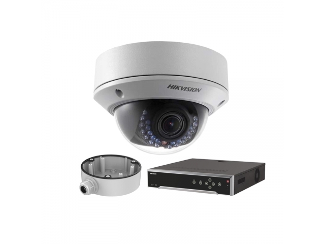 Hikvision DS-2CD2722FWD-IZS (2.8-12 мм) + DS-1280ZJ-DM21+DS-7732NI-K4/16P